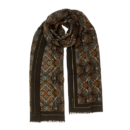 Men's Wool Scarf "Old Veharan murals"