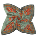 Cashmere Scarf "Old Veharan murals"