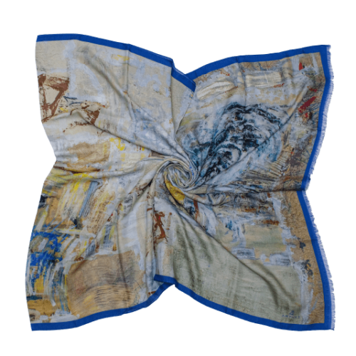 Cashmere Scarf "Excavational Meditations"