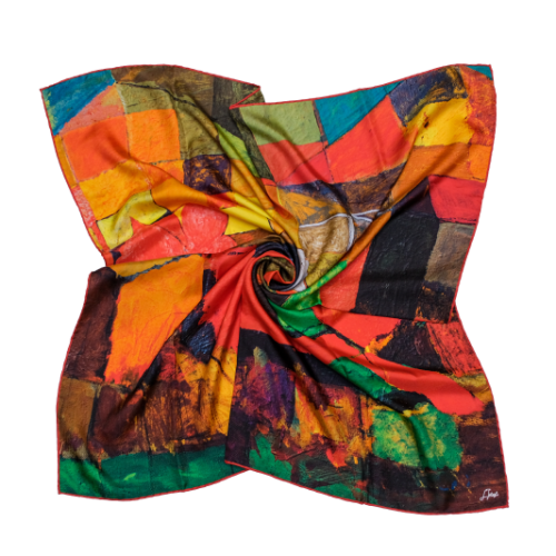 Silk Scarf “Mayissyan Village”