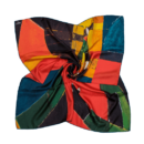 Silk Scarf “Self-Portrait in an Antique Crown”