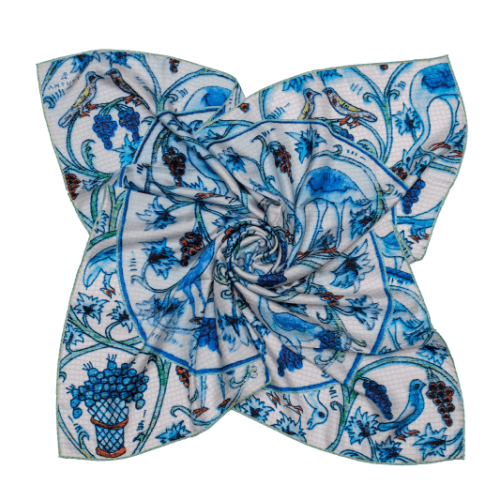 Silk Scarf “Tray”