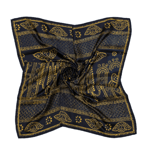 Silk Scarf “A Fragment of a Curtain”