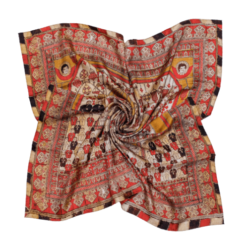 Silk Scarf “Curtain”