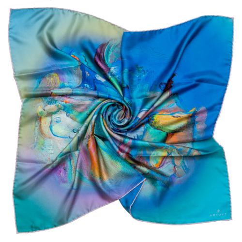Silk Scarf "Magic Theatre"