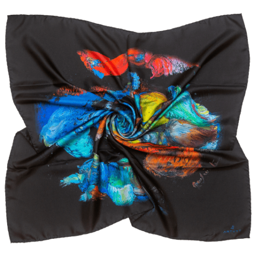 Silk Scarf "Vinyl"