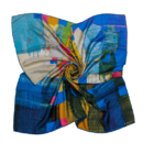 Silk Scarf “Invention of the Bicycle #4”