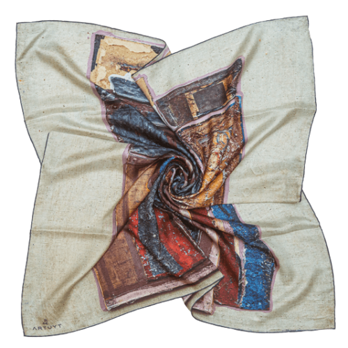 Silk Scarf “Composition"