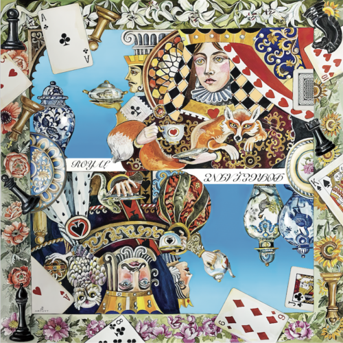 Silk Scarf "Royal Porcelain"