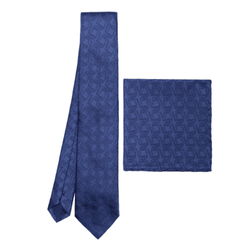Tie and Pocket Square Set "Samples of Ornaments"