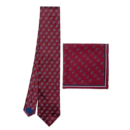 Tie and Pocket Square Set "Samples of Ornaments"